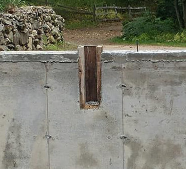 wood beam pocket stuck in concrete